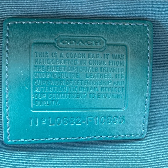 Coach Black Nylon/Leather Hampton Tote - Picture 8 of 13